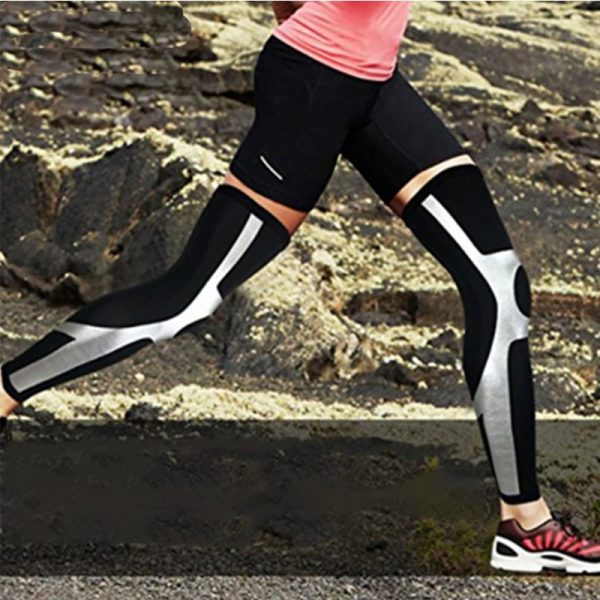leg compression sleeve leg warmer graduated compression unisex men women sports running