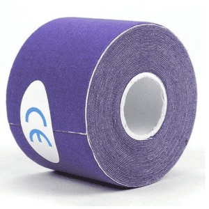 Professional Kinesiology Tape - Purple, 1 inch / 2.5 cm