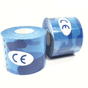 Professional Kinesiology Tape - Blue camouflage, 2 inch / 5 cm