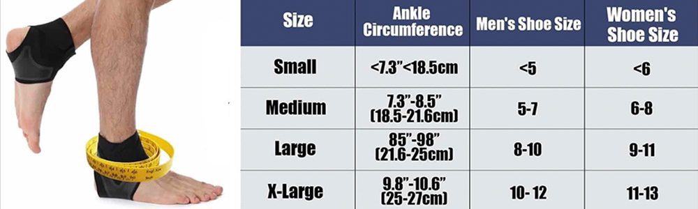 stability foot and ankle x wrap sizes