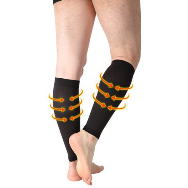 pro compression calf sleeves for better circulation thrombosis varicose veins