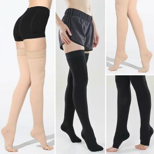 Thigh High Compression Stockings for Men and Women