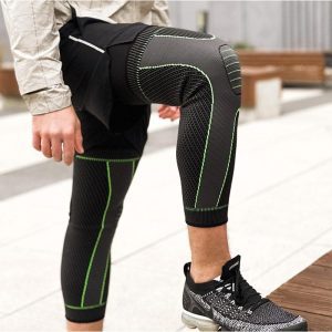 pro compression knee sleeve anti slip knee brace patella protection