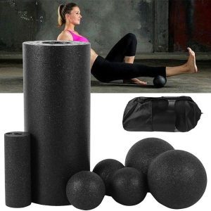 ultimate massage foam roller set for self-massage of all body parts and areas