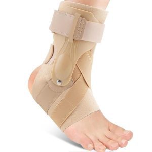 pro ankle brace beige