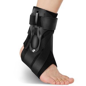 pro ankle brace black