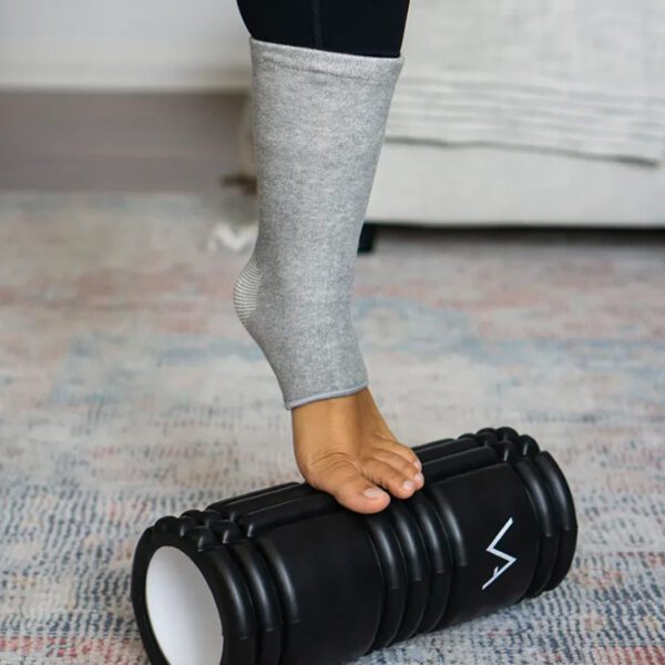 bamboo foot compression sleeves with foam roller