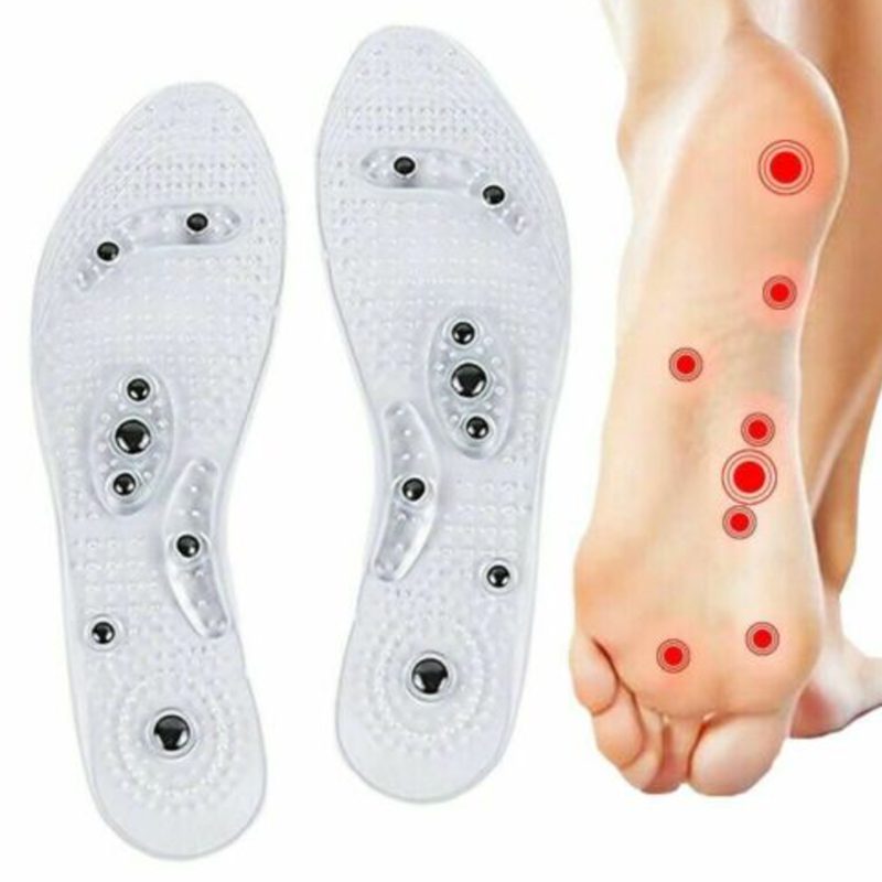 magnetic massage insoles weight loss slimming foot massage pain relief