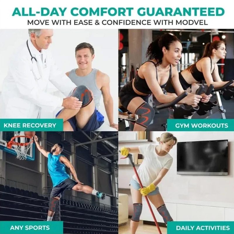 painless knee support brace