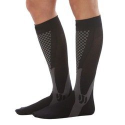 Calf Compression Socks - Black, L/XL