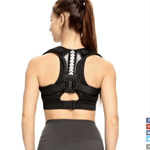 Pro Posture - Adjustable Posture Corrector Belt - White, XXXL