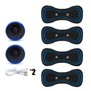 Mini Massager | Full Body Massage Device - 2 Sets 4 Pads