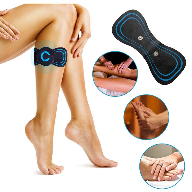 mini massager ems massager usb charging back neck shoulder leg calf foot pain relax muscles