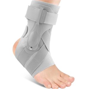 pro ankle brace silver
