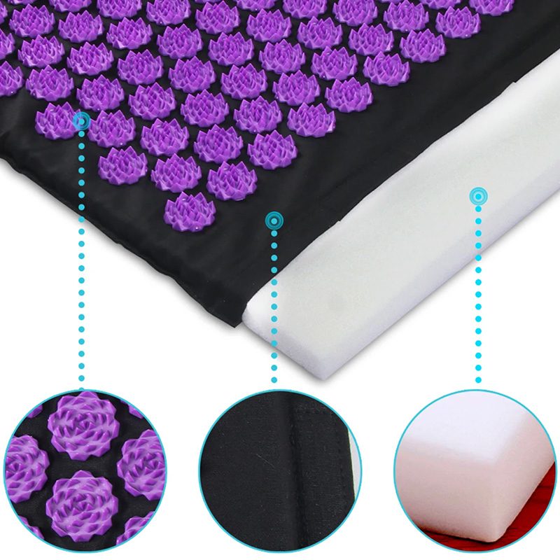 acupressure mat bundle with pillow materials