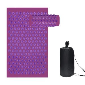 acupressure mat bundle with pillow royal purple