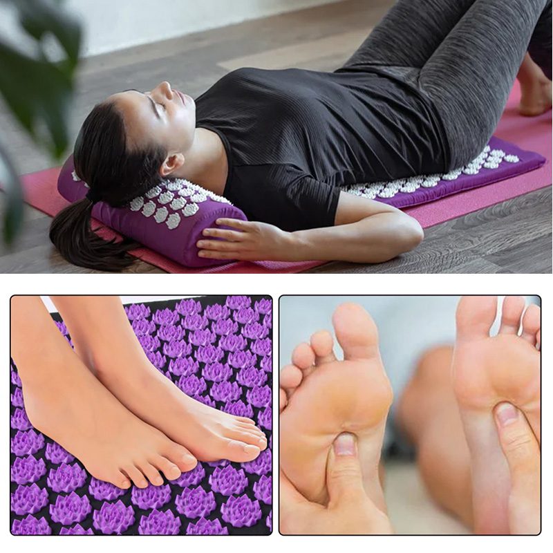 acupressure mat bundle with pillow use cases