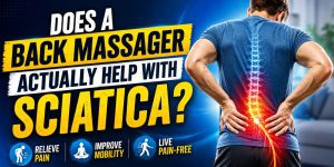 can a back massager help you with your sciatica pain? This guide explains it all.