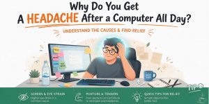Why Do You Get a Headache After a Computer All Day? The Honest Answer