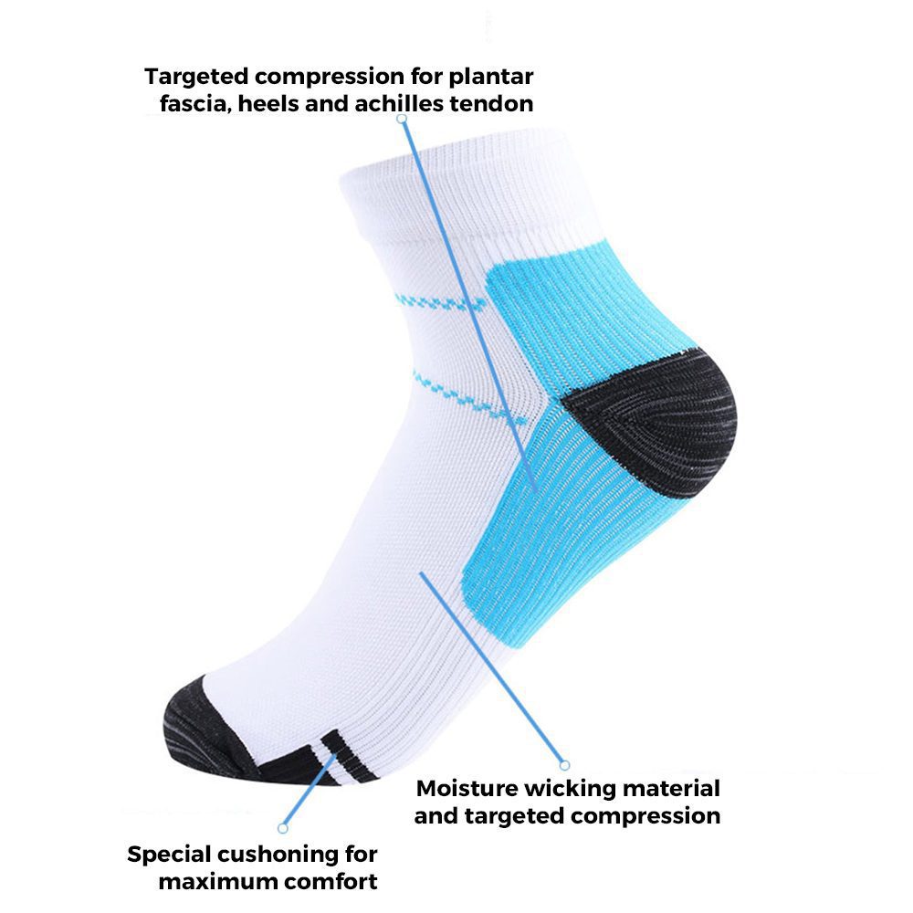 Heel & Foot Pain Management Socks Plantar Fasciitis Baron Active